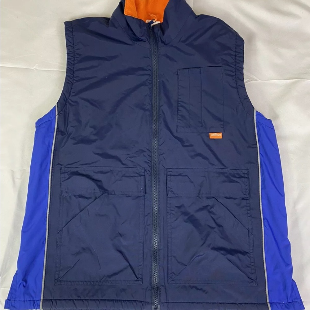 JetBlue Airline Stan Herman Zip-Front VEST Unisex